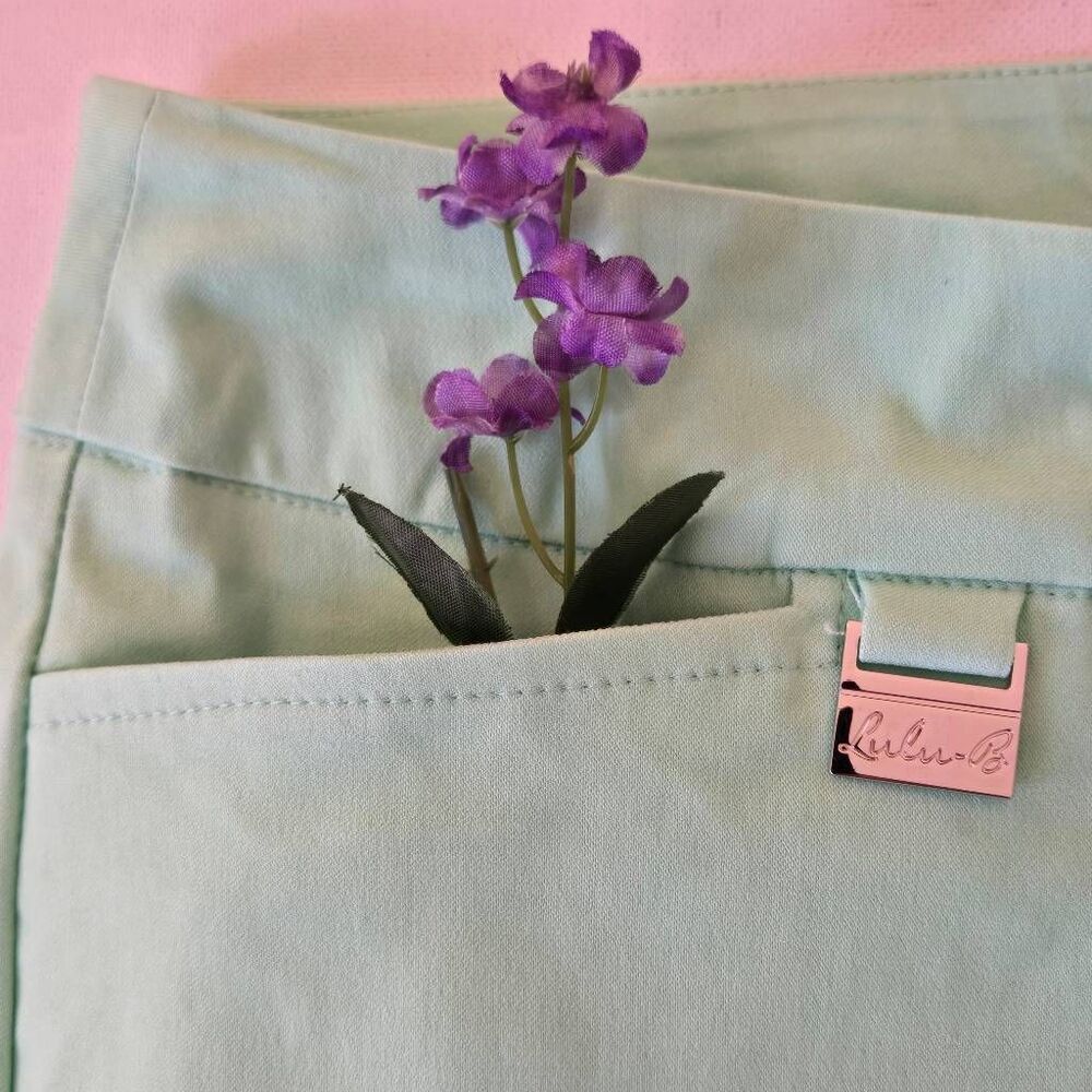 Lulu B Womens Light Green Pull On Summer Staple Shorts Size 6 - Picture 5 of 10
